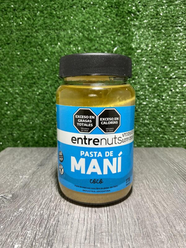 Pasta de Maní Coco Entrenuts