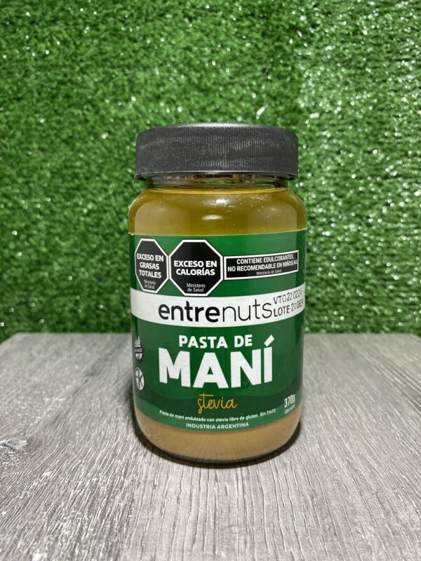 Pasta de Maní con Stevia Entrenuts