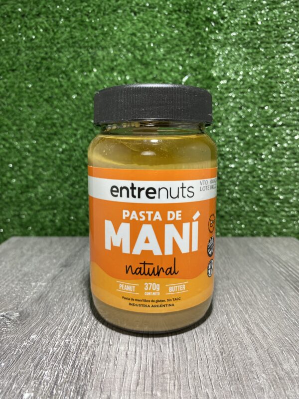 Pasta de Maní Natural Entrenuts