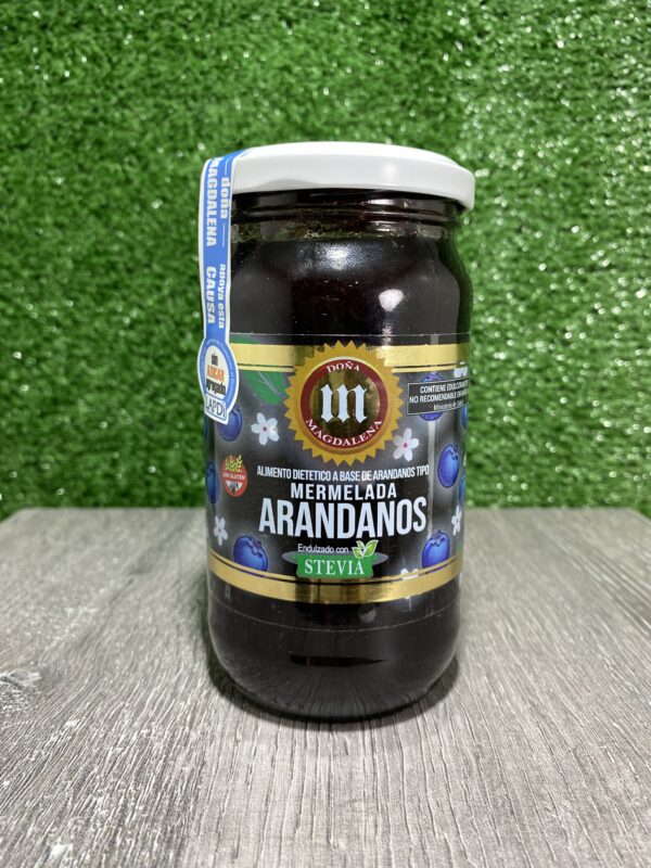 Mermelada de Arándanos con Stevia Doña Magdalena