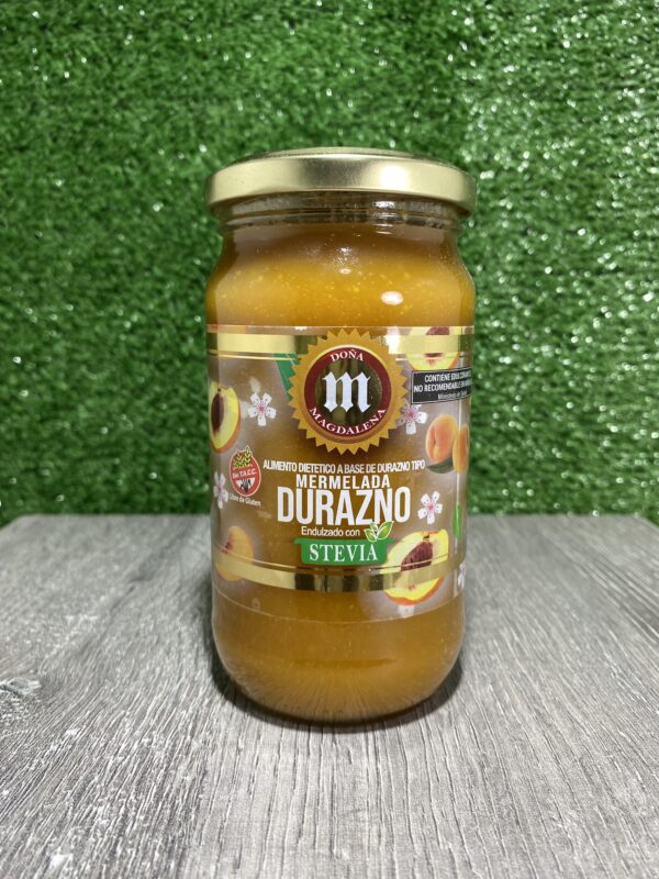 Mermelada de Durazno con Stevia Doña Magdalena