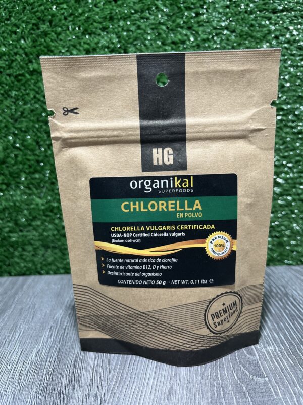 Chlorella en polvo Organikal