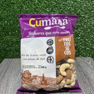 Mix de frutas secas con pasas de uva