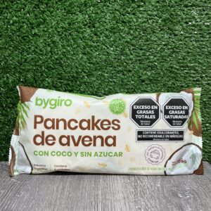 Pancakes de Avena y Coco Sin Azúcar Bygiro