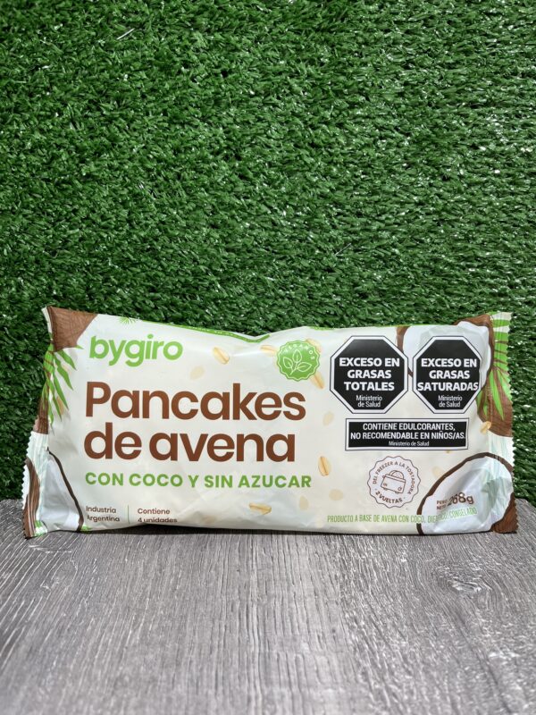 Pancakes de Avena y Coco Sin Azúcar Bygiro