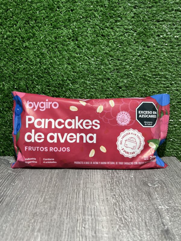 Pancakes de Avena y Frutos Rojos Bygiro