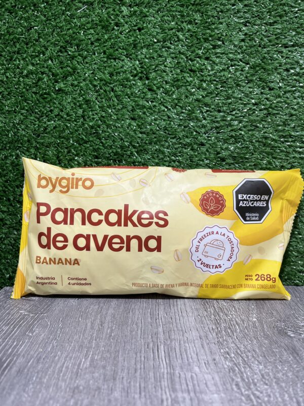 Pancakes de Avena y Banana Bygiro
