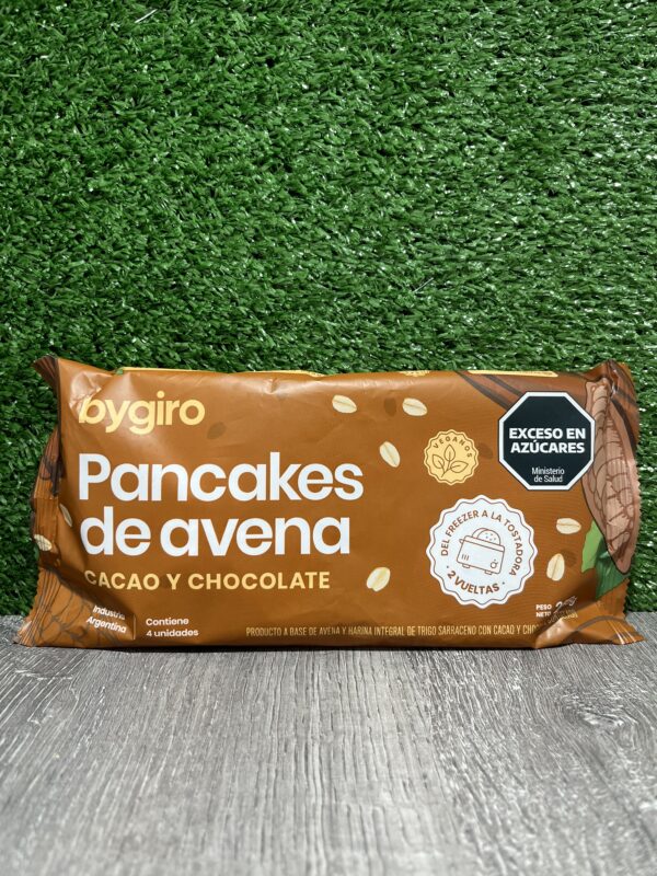 Pancakes de Avena y Chocolate Bygiro