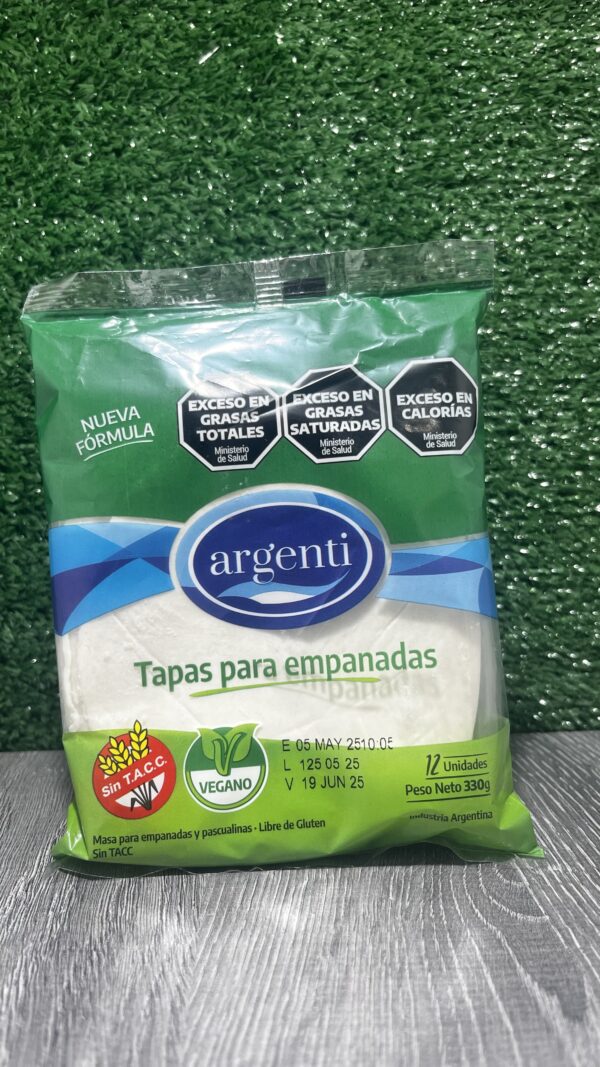 Tapas para empanadas Veganas Argenti