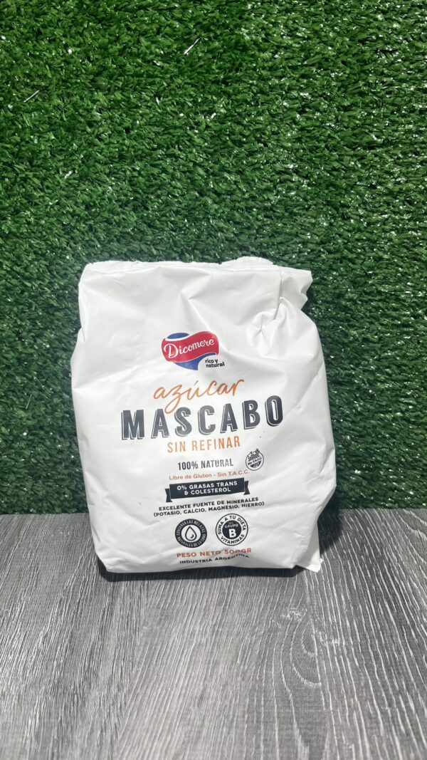 Azúcar Mascabo sin Refinar Dicomere