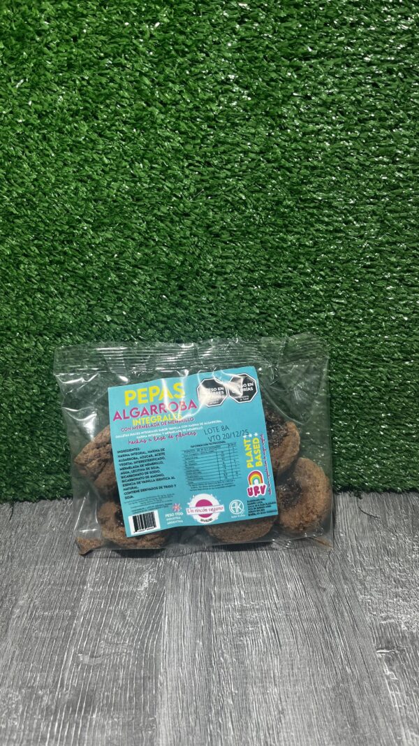 Pepas de Algarroba Integrales Un Rincón Vegano