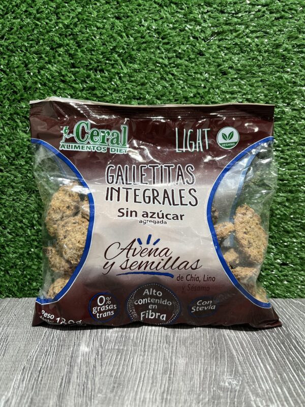 Galletitas Integrales sin Azúcar Ceral Alimentos Diet