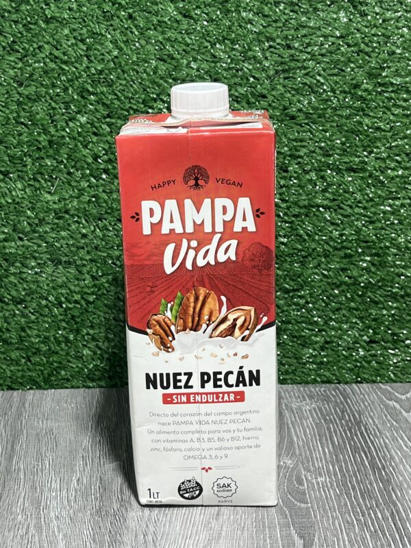 Leche de Nuez Pecán sin Endulzar Pampa Vida