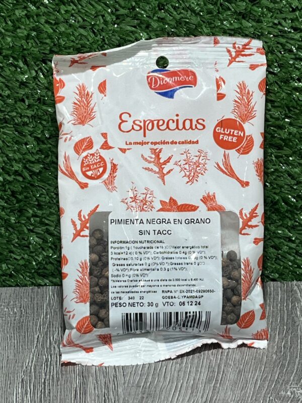 Pimienta Negra en Grano Dicomere