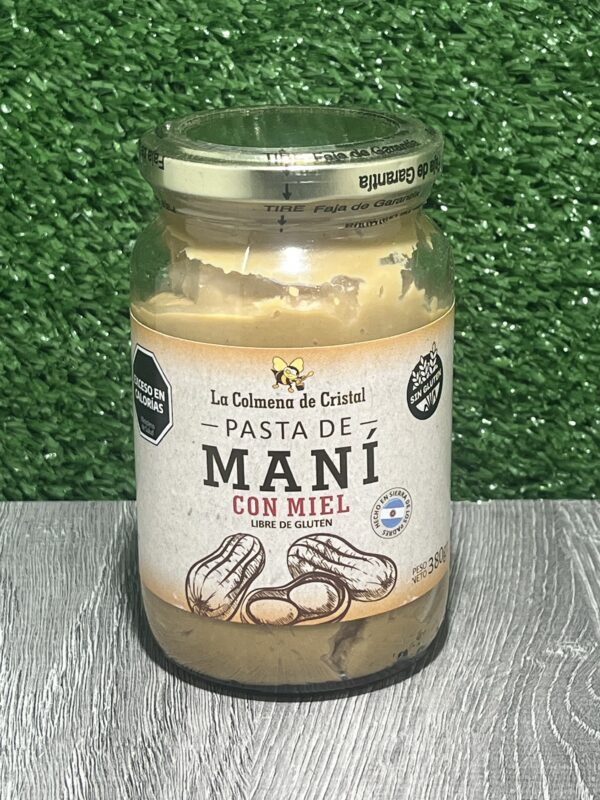 Pasta de Maní con Miel La Colmena de Cristal