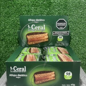 Alfajor dietético Negro Ceral