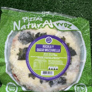 Pizza Rúcula y Mozzarella NaturAtrroz