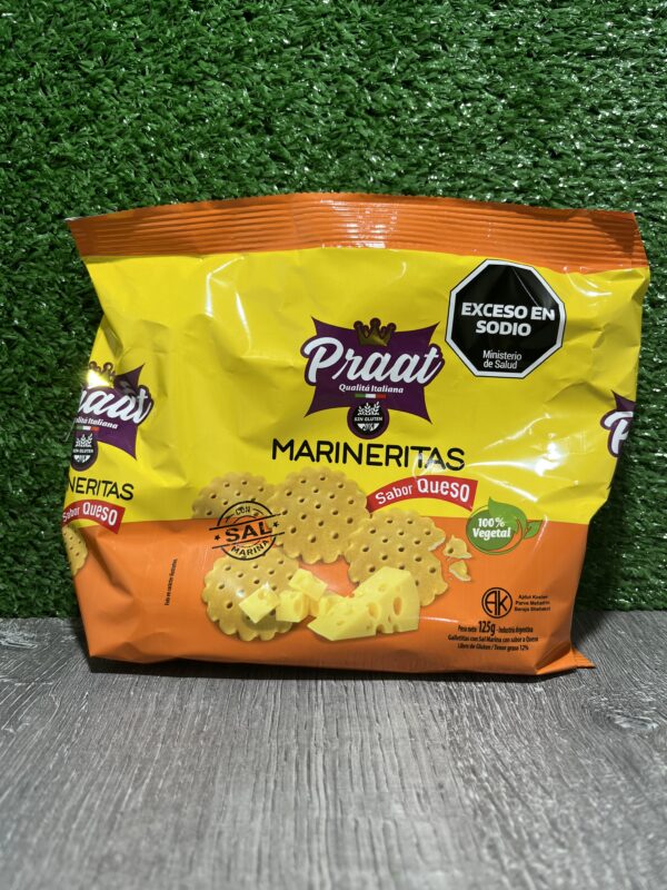Marineritas sabor Queso Veganas y sin TACC Praat