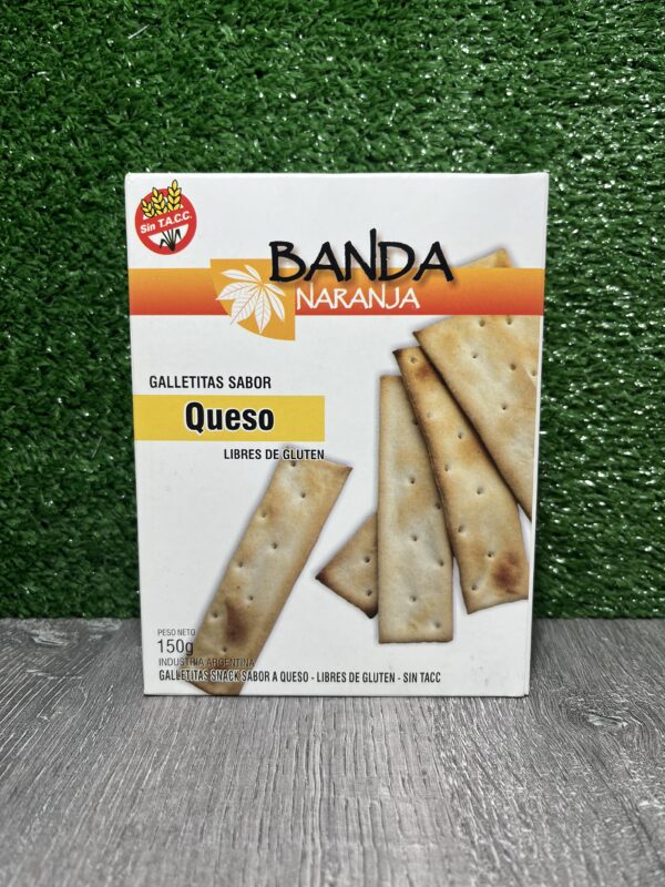 Galletitas sabor Queso Banda Naranja