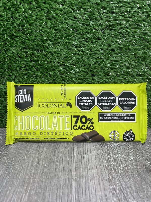 Chocolate Sin Azúcar con Stevia Colonial