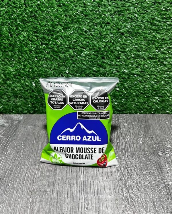 Alfajor Mousse de Chocolate Cerro Azul