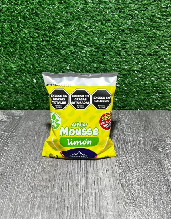 Alfajor Mousse Limón Cerro Azul
