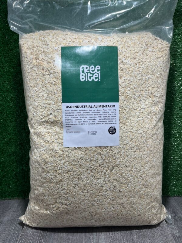 Avena Instantánea SIN TACC X 5 KG