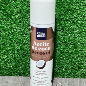 Aceite de Coco Prensado en Frío en Aerosol Chia Graal
