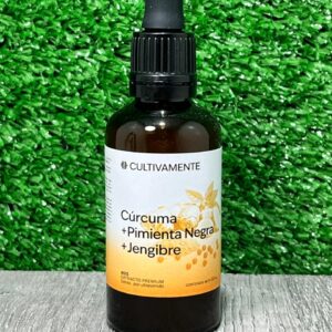 Cúrcuma + Pimienta Negra + Jengibre Cultivamente