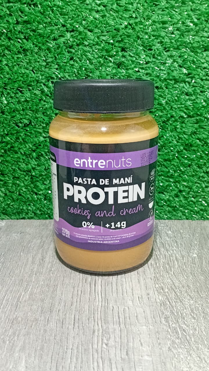 Pasta de Maní PROTEIN Cookies and Cream Entrenuts