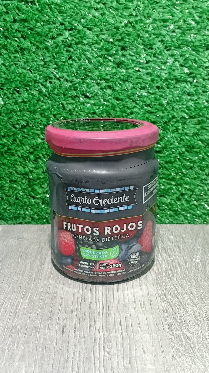 Mermelada Dietética Frutos Rojos Cuarto Creciente