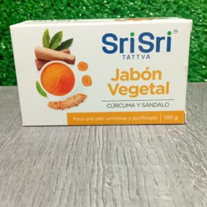 Jabón Vegetal Cúrcuma y Sándalo Sri Sri