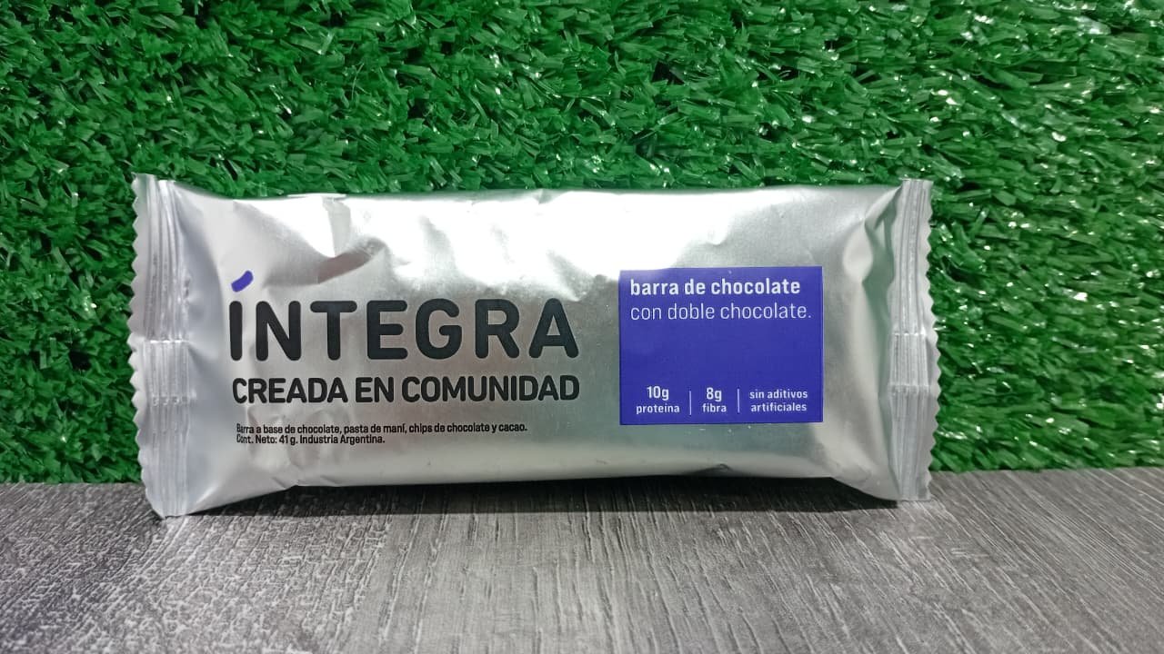 Barrita de Chocolate con Doble Chocolate Integra