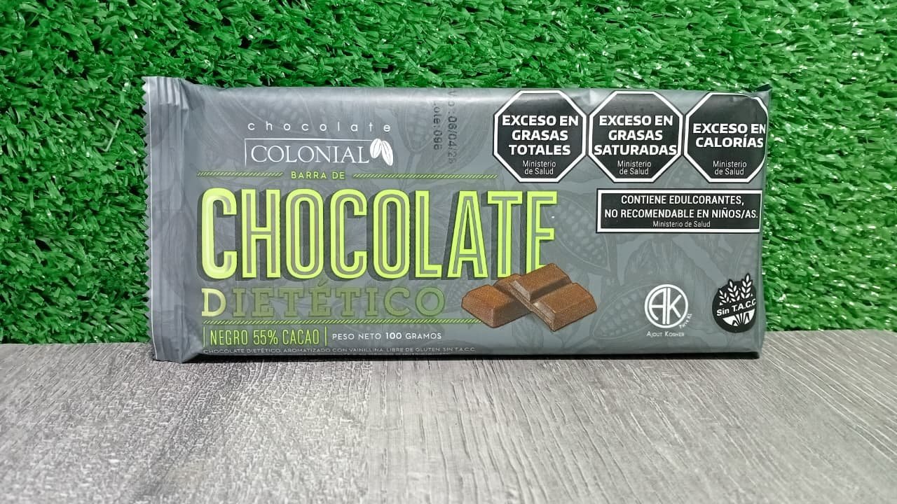 Chocolate Dietético 55% Cacao Colonial