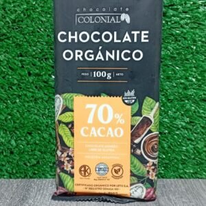 Chocolate Orgánico 70% Cacao Colonial