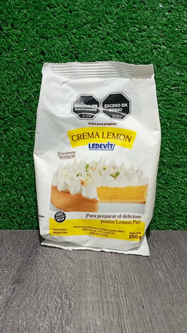 Polvo para preparar Crema Lemon Ledevit