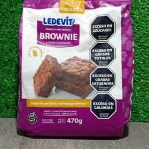 Premezcla para preparar Brownie de chocolate Ledevit