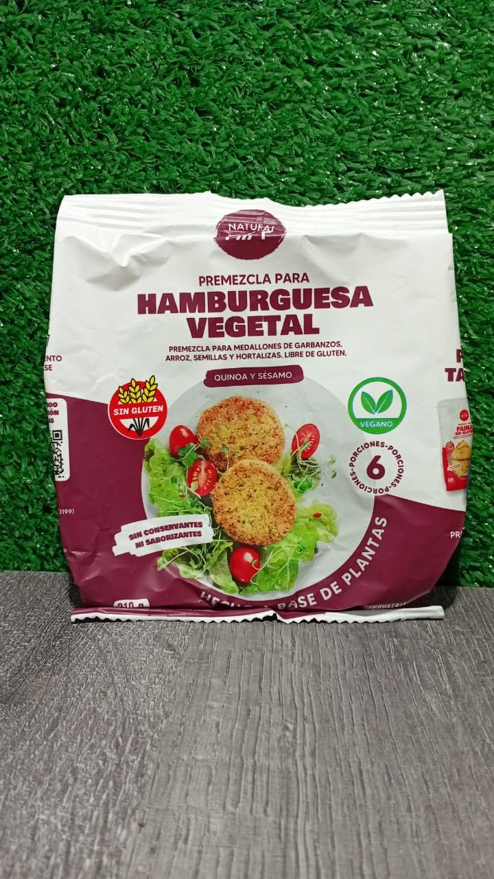 Premezcla para Hamburguesa Vegetal Natural Pop