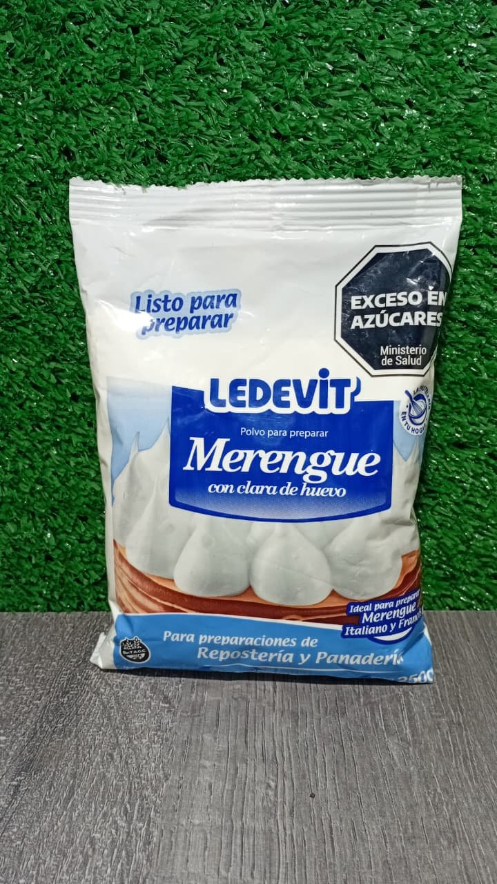 Polvo para preparar Merengue con clara de huevo Ledevit