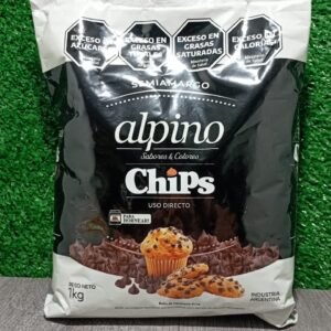 Chips de Chocolate Negro Alpino x 1 kg