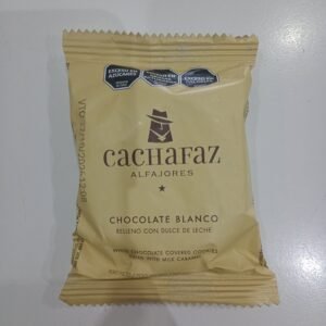Alfajor Chocolate Blanco Cachafaz