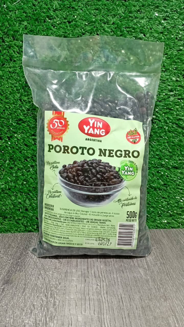 Poroto Negro Yin Yang