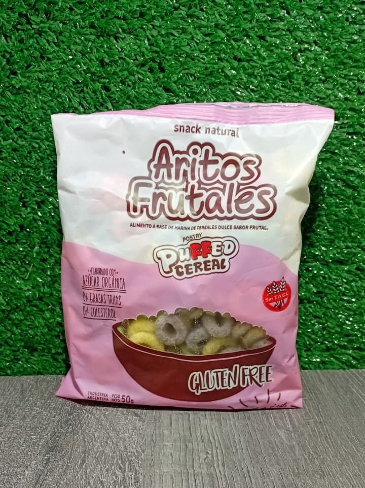 Aritos Frutales Sin Tacc Puffed