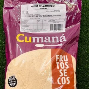 Harina de almendras sin piel Cumana 1kg (Min. 3 unidades)