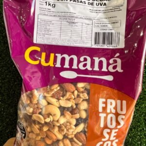 Mix Frutas Secas con Pasas de Uva Cumaná
