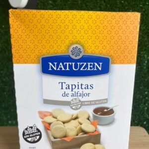 Tapitas de alfajor sin gluten Natuzen